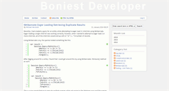 Desktop Screenshot of boniestdeveloper.net